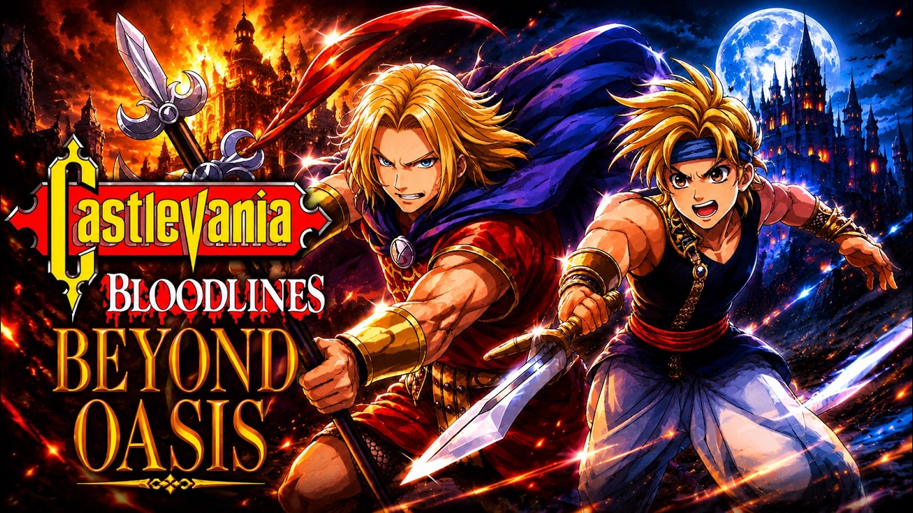 🔴 Beyond Oasis e Castlevania: Bloodlines – Final – Mega Drive – Live #152
