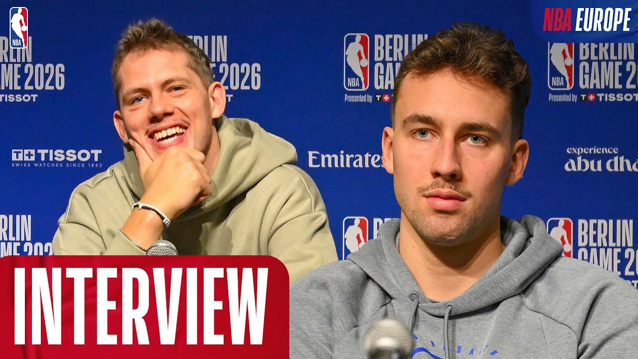 The Wagner Brothers & Tristan Da Silva Press Conference Ahead of 2026 NBA Berlin Game