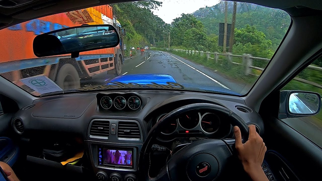 Climbing Up Kadugannawa Pass | POV Drive | 307BHP Subaru Impreza WRX STI 2004 (2022)