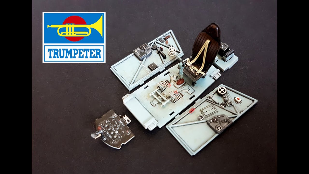 MiG-3  Trumpeter 1/48 scale PART 1. Building the cockpit