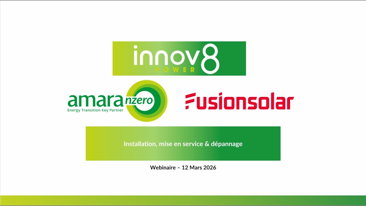 Webinaire Huawei x Innov8 - Installation, mise en service et dépannage C&I