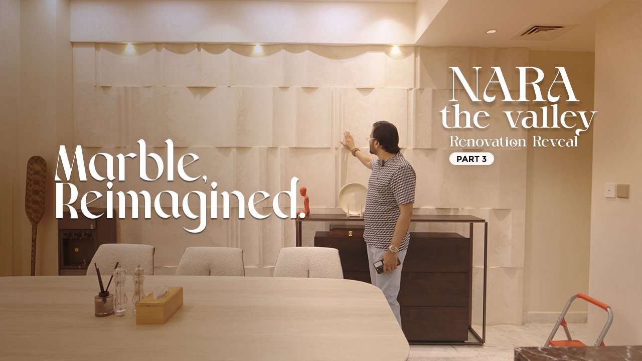 Nara The Valley Home Upgrade – Fluted Marble Wall Reveal | Part 3 Renovation Journey | NHD Interiors