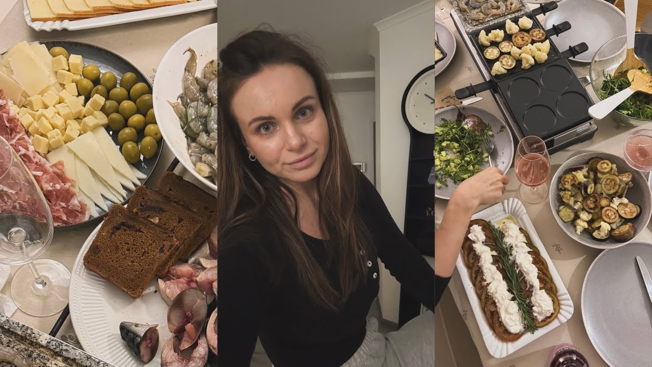 КАК МЫ ВСТРЕЧАЛИ ГОСТЕЙ🫂🎉ЧТО ГОТОВИЛА👩🏻‍🍳И ЧЕМ УГОЩАЛИ🤗НАШ ВЕЧЕР❤️‍🔥