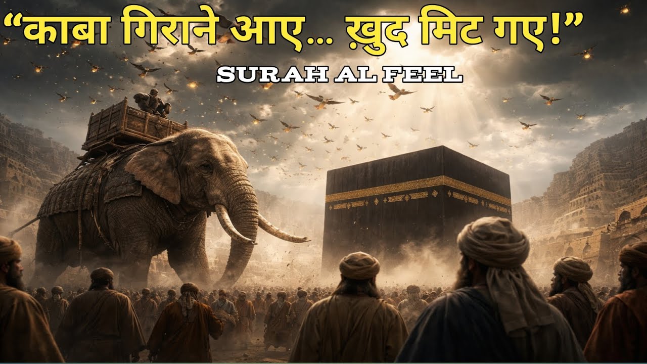 “जब हाथियों की फ़ौज पर अल्लाह का अज़ाब टूट पड़ा | Surah Al-Fil”