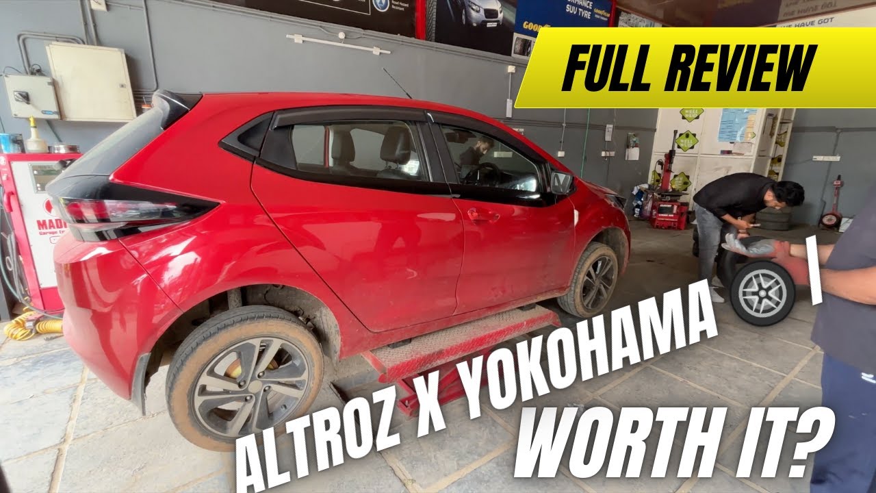 Tata Altroz Tyre Upsize Upgrade 🚗 | Ground Clearance Fix with Yokohama Tyres!