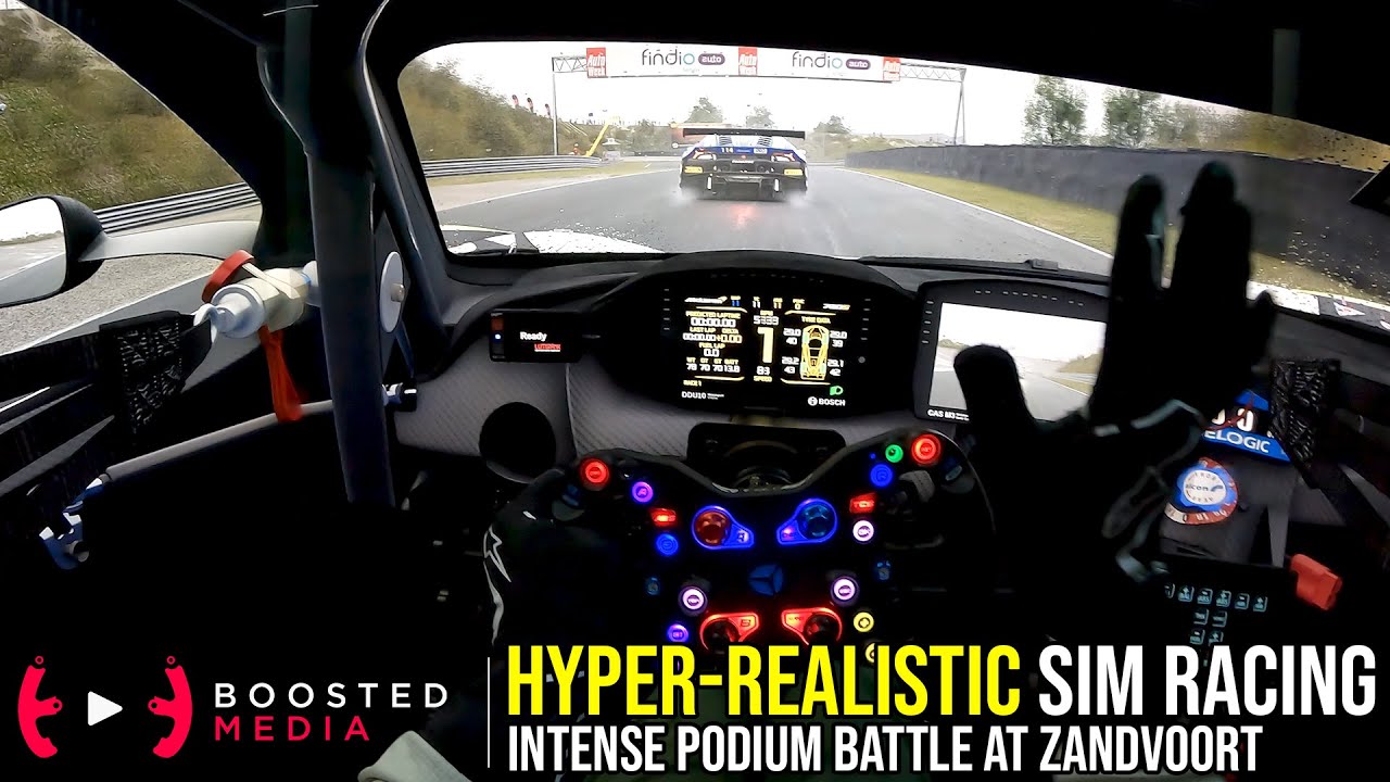 HYPER-REALISTIC SIM RACING - Intense Podium Battle at Zandvoort