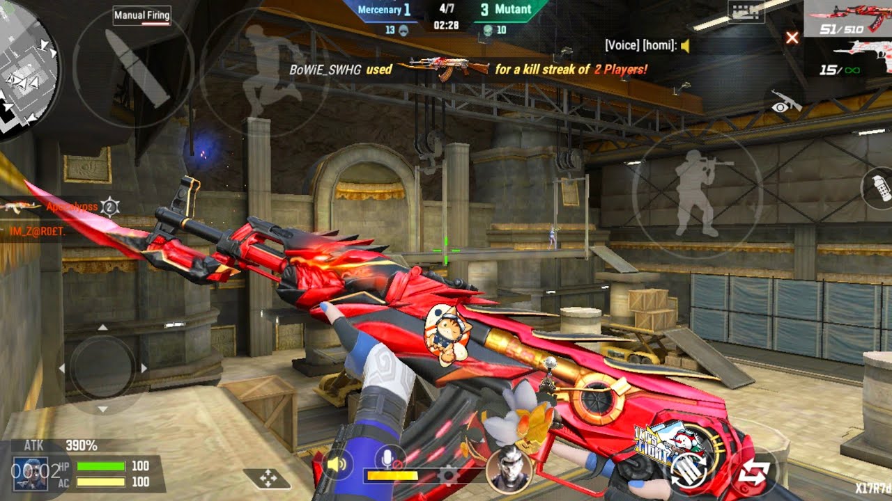 Playing Crossfire on Android iOS - Counter-Strike Clone