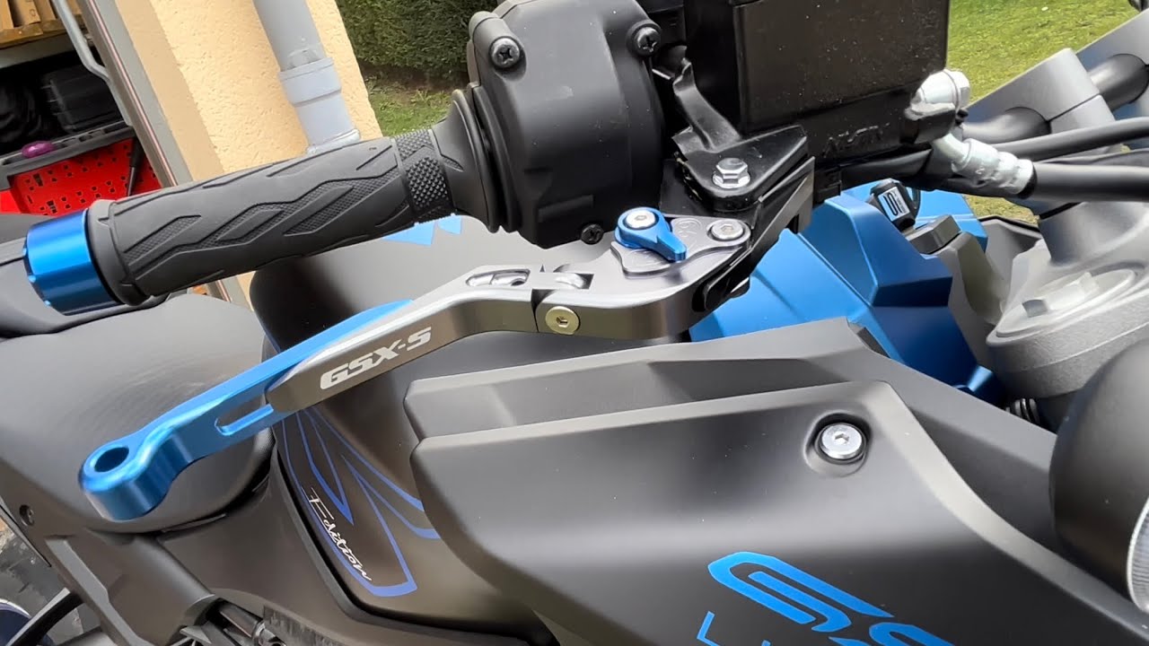 GSXS-950 de 2022 tuto leviers de frein et d’embrayage