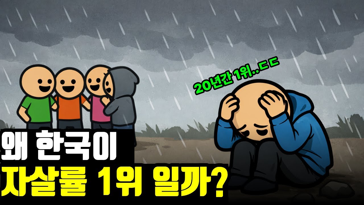돈이 행복보다 중요한 나라 1위? 한국인의 가치관 조사 결과에 전 세계가 경악한 이유