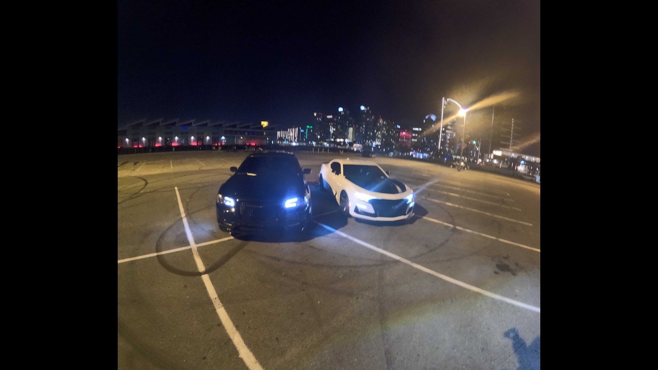 POV Late Night Link Up in Oceanside, CA 🌙 *Camaro SS Runs*
