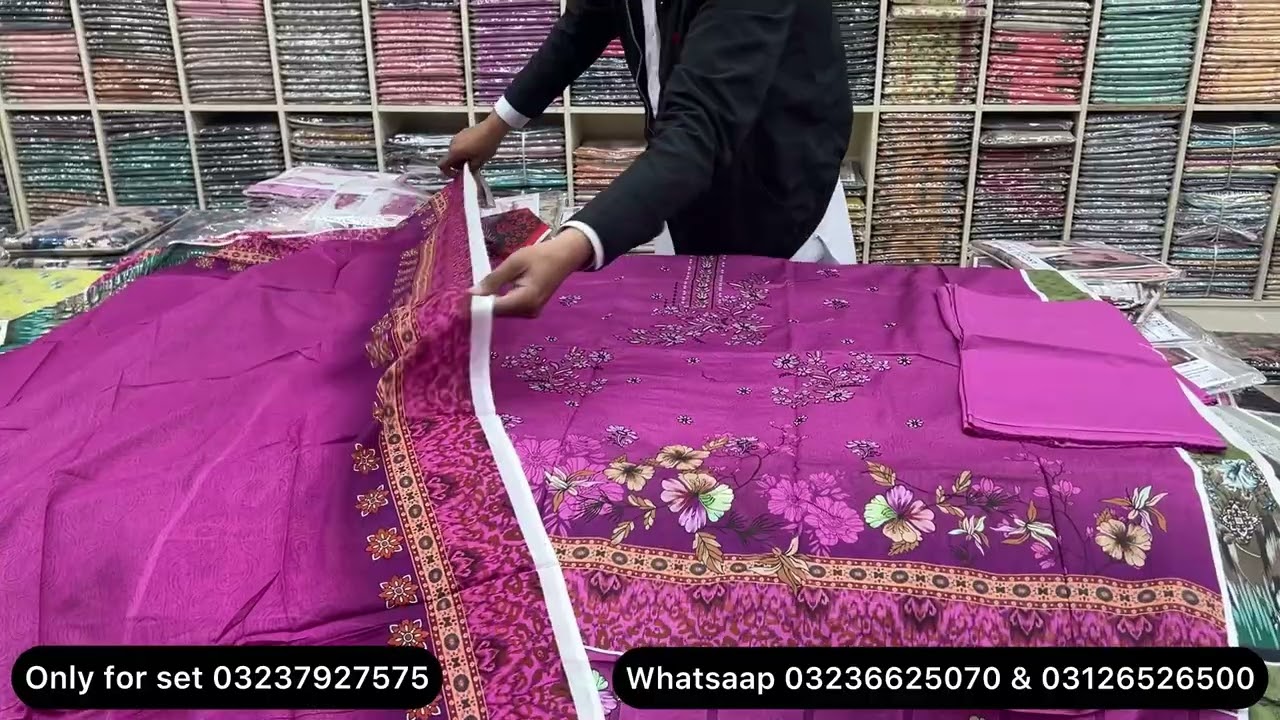 Lawn Embroidered Collection | Chota Sa Volume Bohat Achay Rates K Sath | Hashim Fabrics Faisalabad
