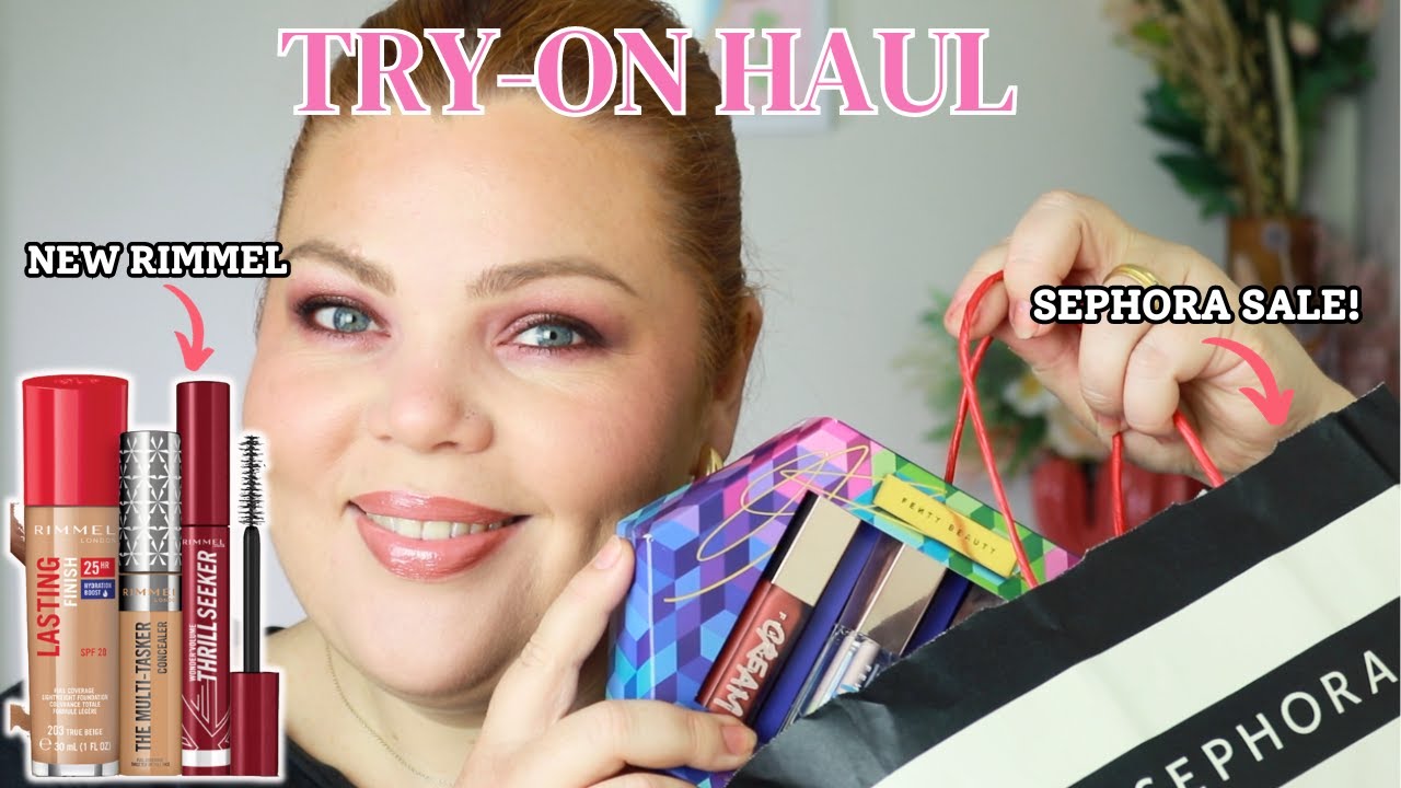 Try-On Haul | Sephora Sale & NEW Rimmel Lasting Finish Collection
