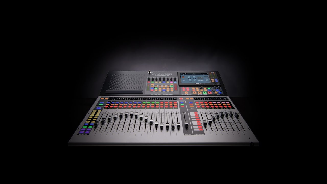 Presonus Studio Live 32SX Mixing Console Motorized Faders