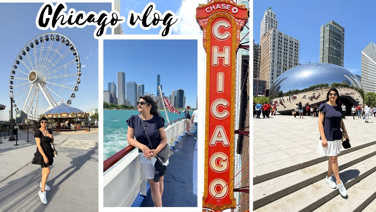 CHICAGO VLOG | Best places to visit in Chicago for 3 days vacation 