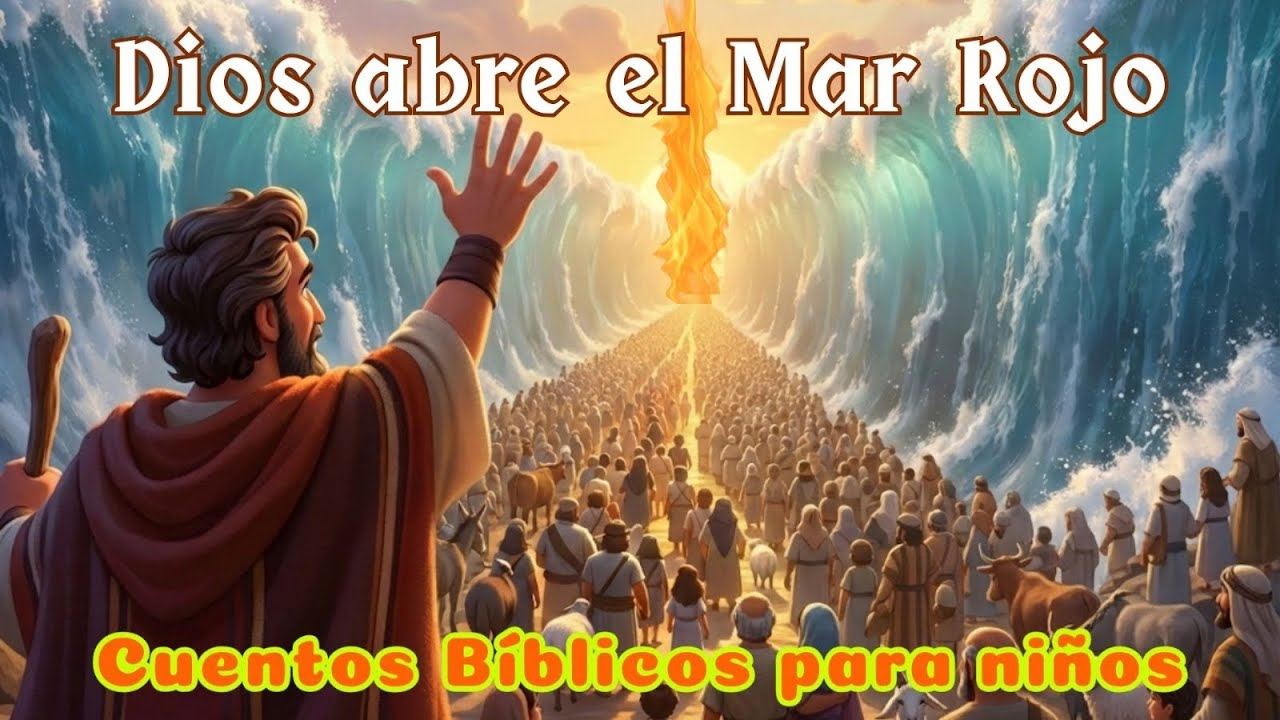 DIOS ABRE EL MAR ROJO | Cuentos Bíblicos para niños 