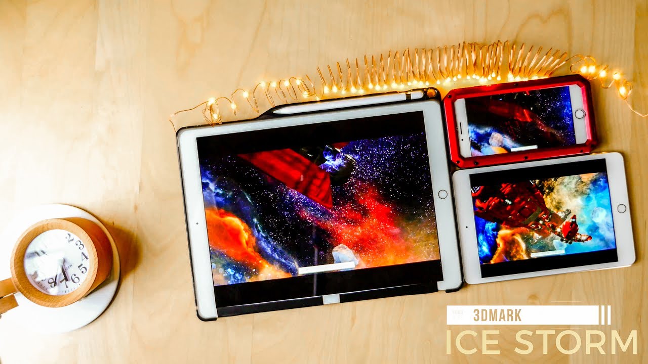 Apple iPad Mini 4 vs iPad Pro 12.9 vs iPhone 7 Plus Benchmarks