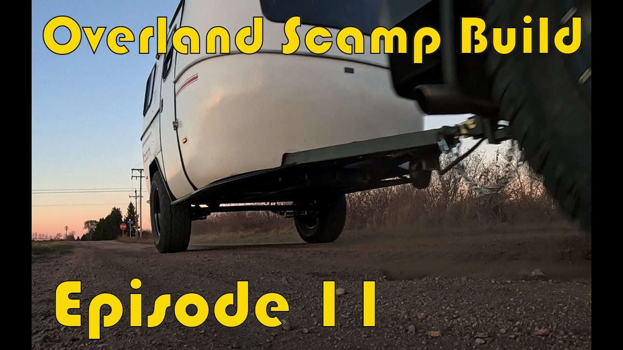 Scamp Overland Trailer Build - Episode 11 - Suspension Testing and House Electrical