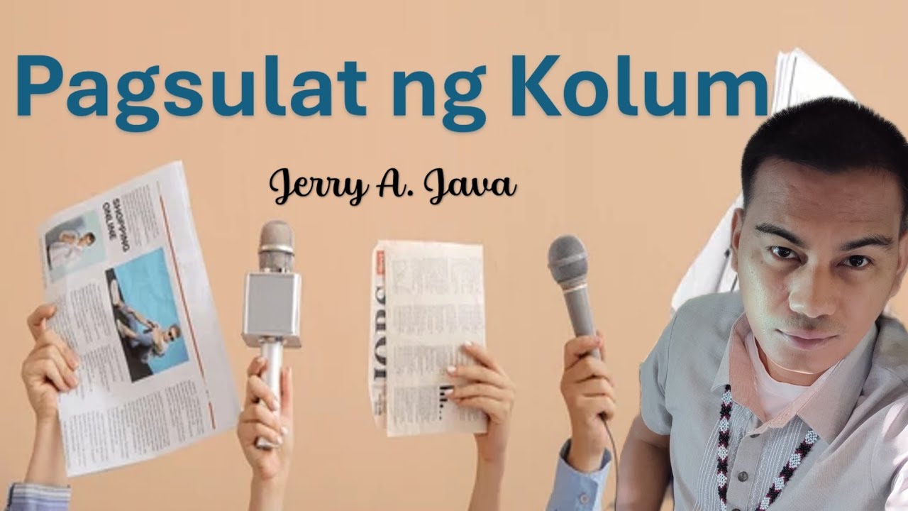 PAGSULAT NG KOLUM | Campus Journalism