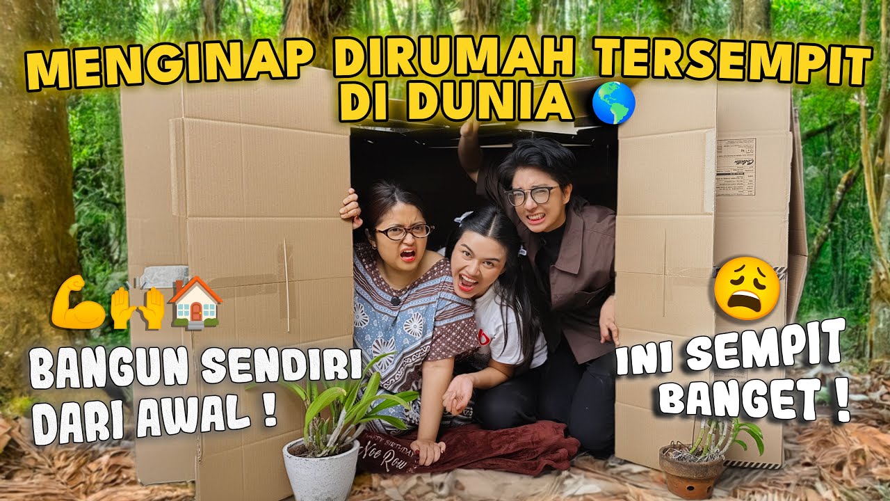 MENGINAP DIRUMAH TERSEMPIT DI DUNIA 🌍!!!
