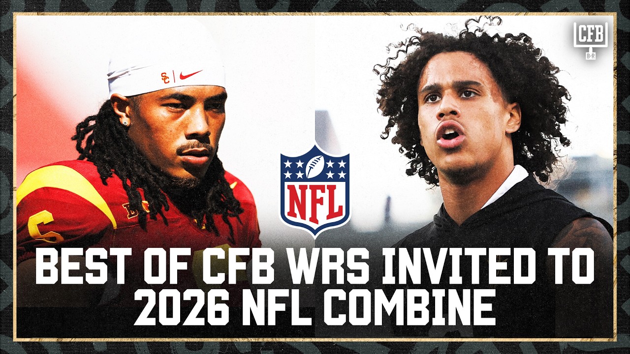 Best Of CFB WRs Invited To 2026 NFL Combine | College Football Highlights | Top Plays