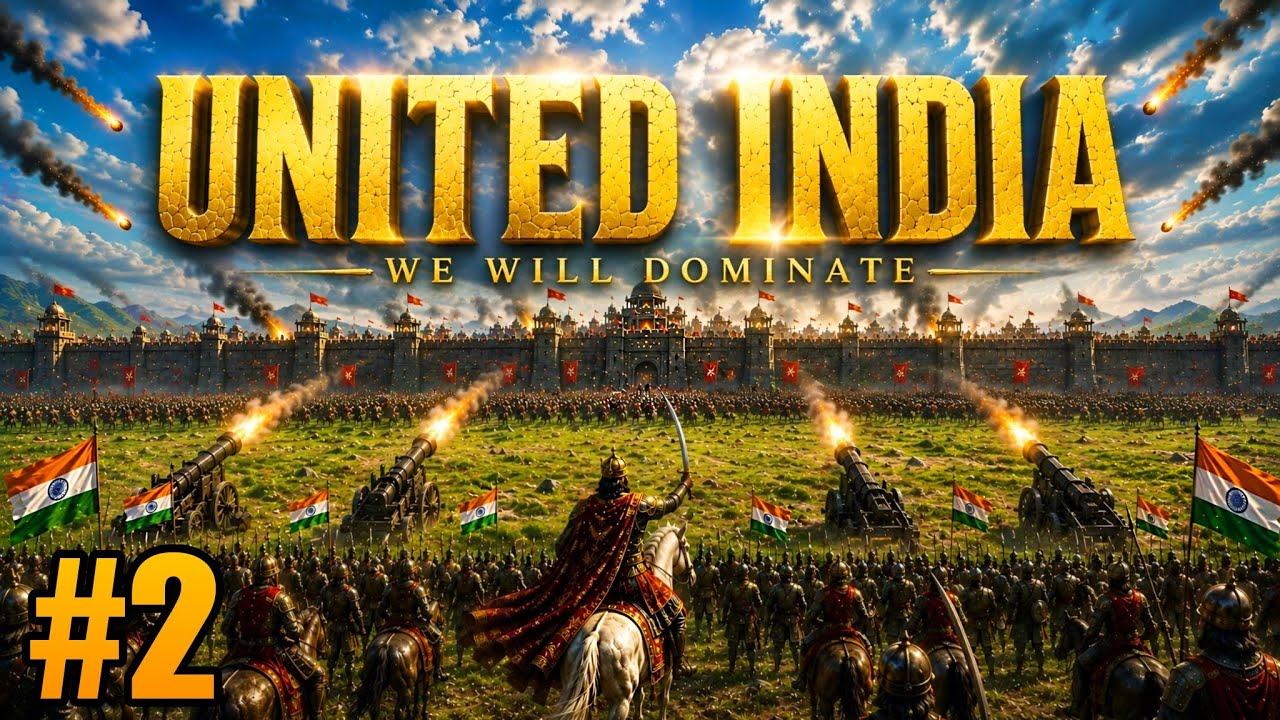 UNITED INDIA vs MONGOL EMPIRE🔥 #2 | LIVE - Mount and Blade 2 Bannerlord