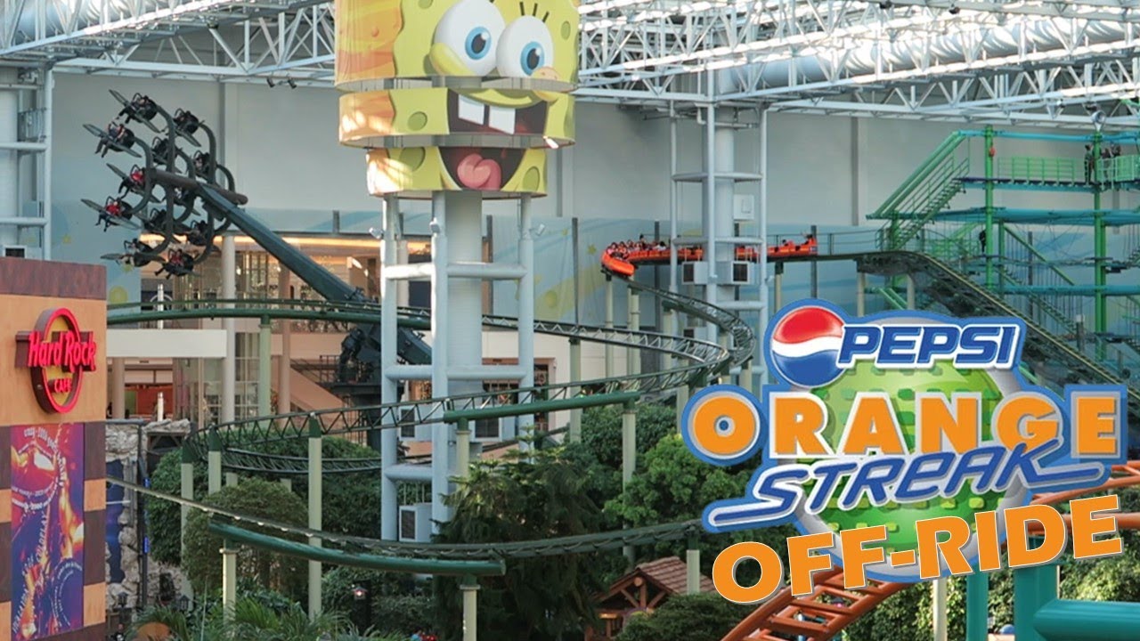 Pepsi Orange Streak Off-Ride Footage (2020 + 2022), Nickelodeon Universe Coaster | Non-Copyright