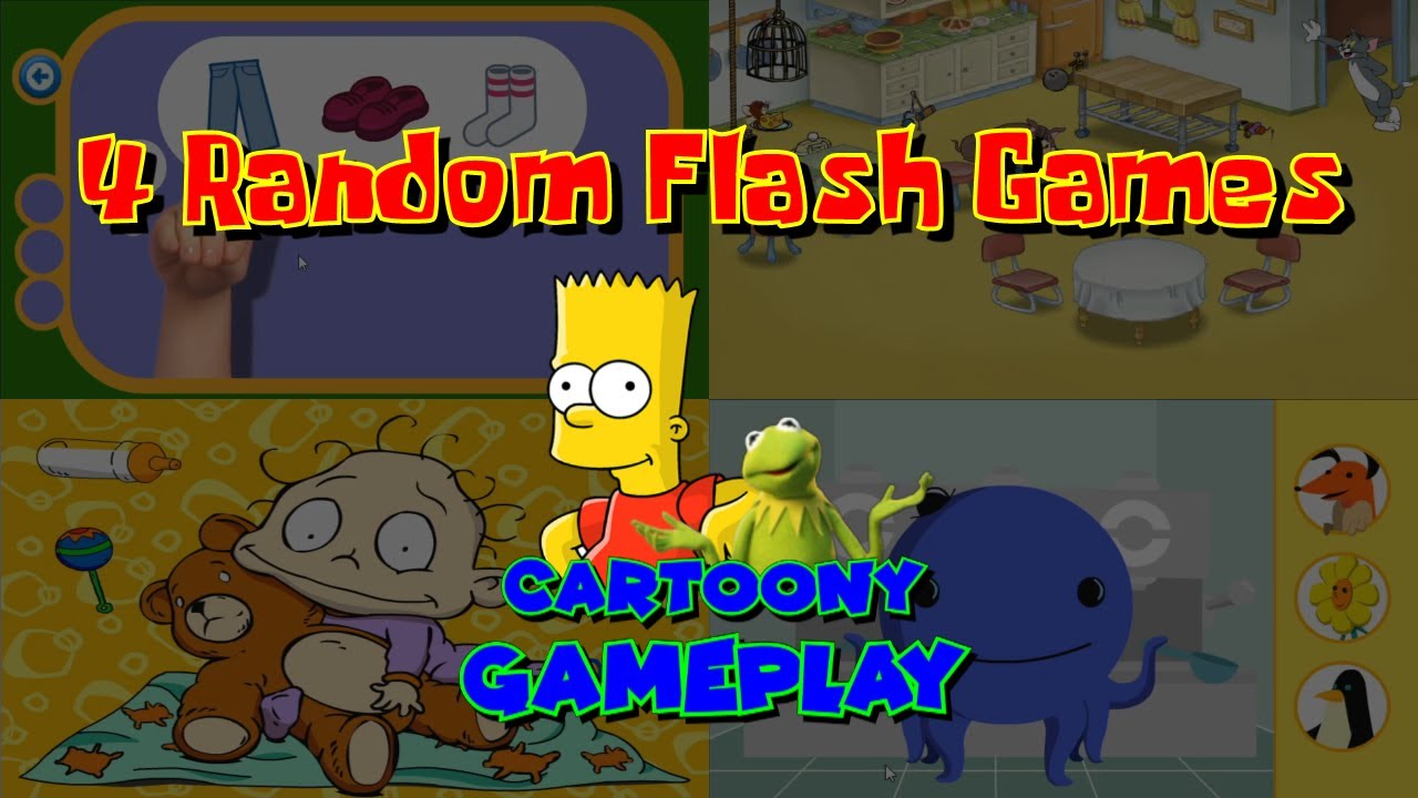 Cartoony Gameplay: 4 Random Flash Games ROUND 1
