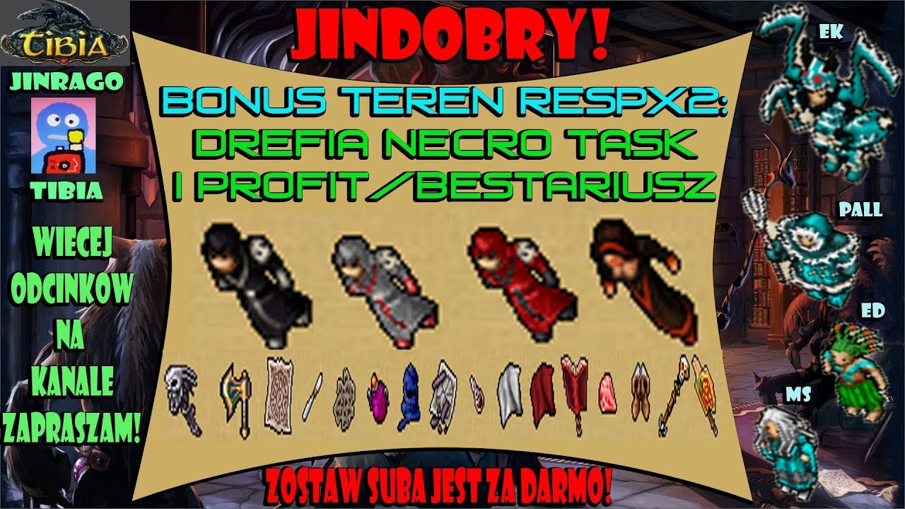 Tibia - Necro Task na proficie Drefia Respx2