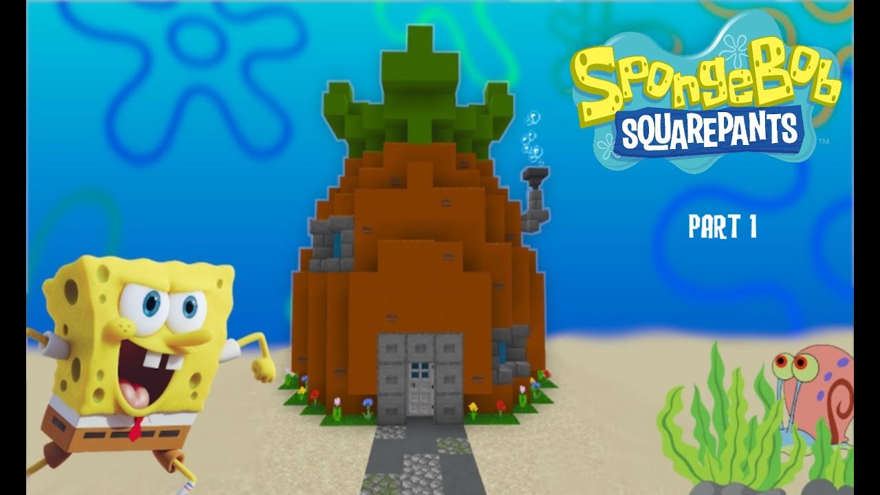 How To Build Spongebob's House! | Minecraft Tutorial Part 1