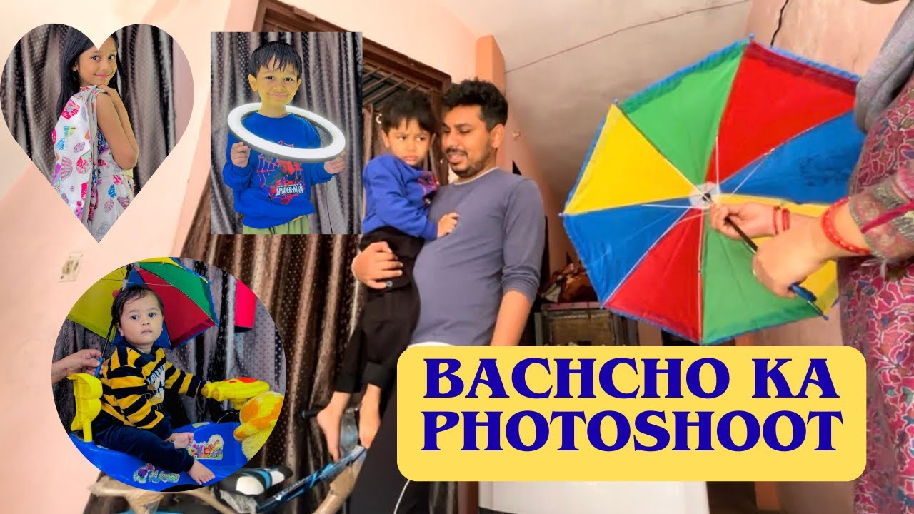 Bachcho ka Photoshoot | Sabke sath masti | Family vlog