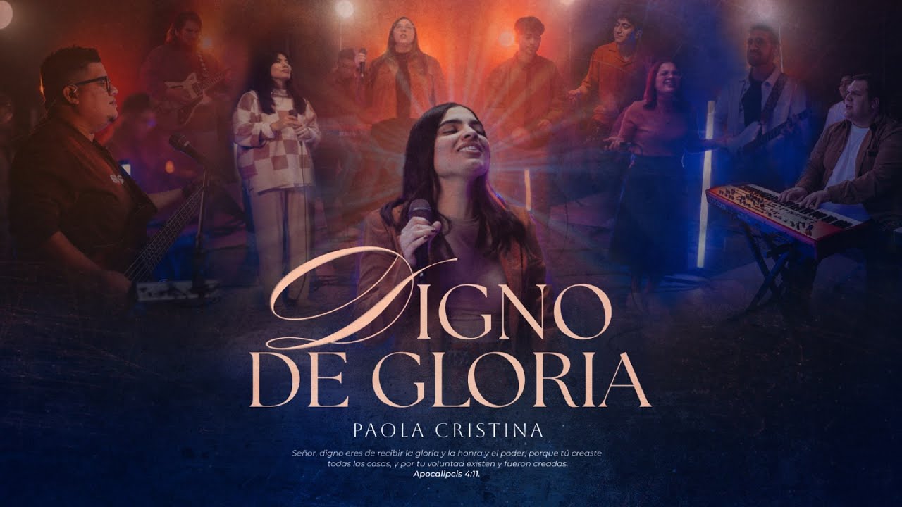 Digno De Gloria - Paola Cristina ( Video Oficial Live ) 4k