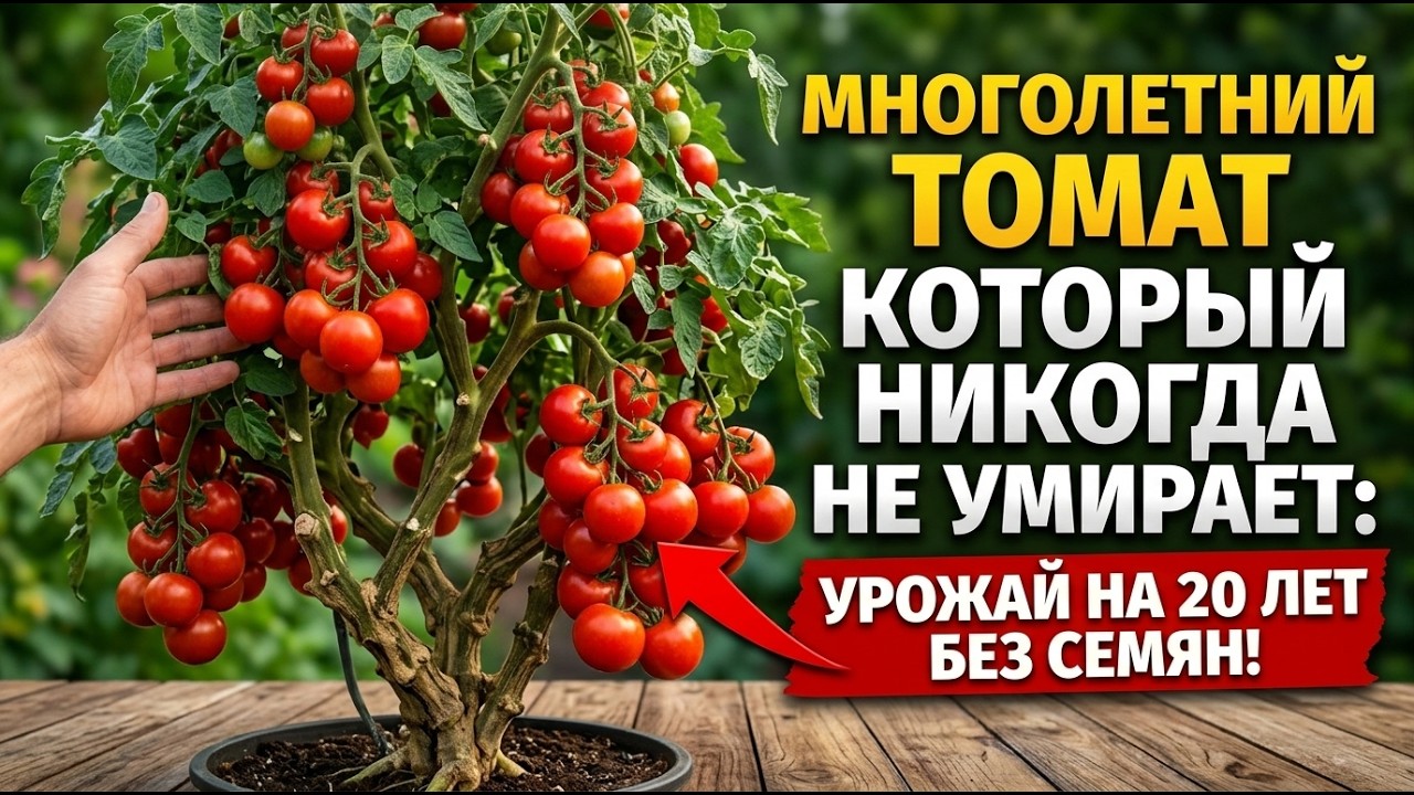 Это не сказка, а растение, которое может кормить семью двадцать лет без новых семян