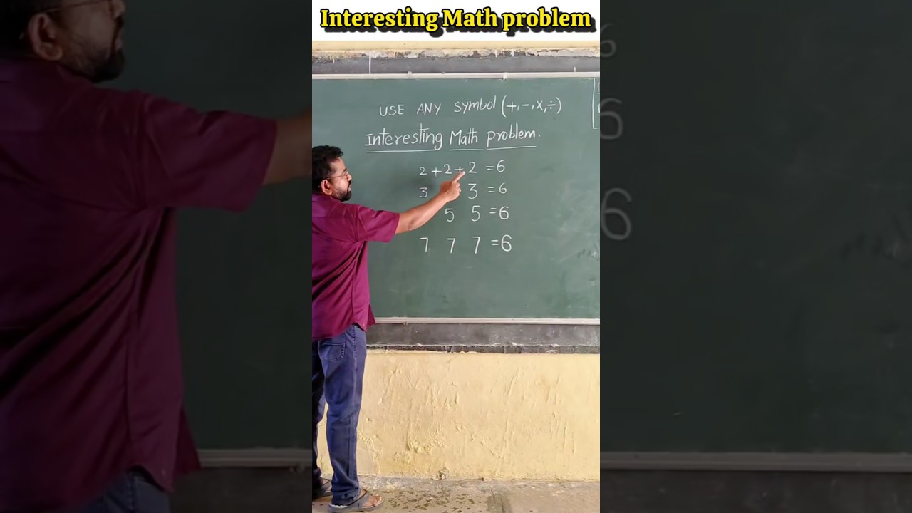 Interesting math problem / innovative ideas #education #maths #school #students #viralshorts