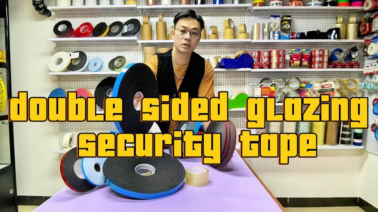 Foam glazing tape white 1 4 x 1 8 thick,fire resistant glazing tape,expanding foam glazing tape