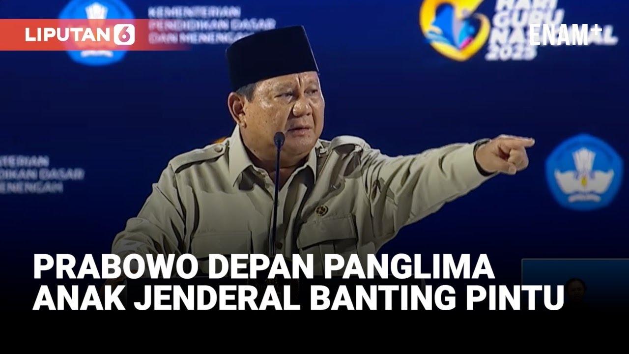 Prabowo Blak-blakan Depan Panglima, Ada Murid Anak Jenderal Kurang Ajar: Suruh Menghadap! | Liputan6