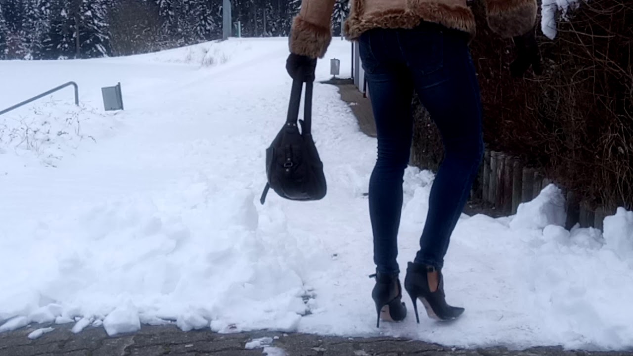 No Risk, no fun - Highheels im Winter