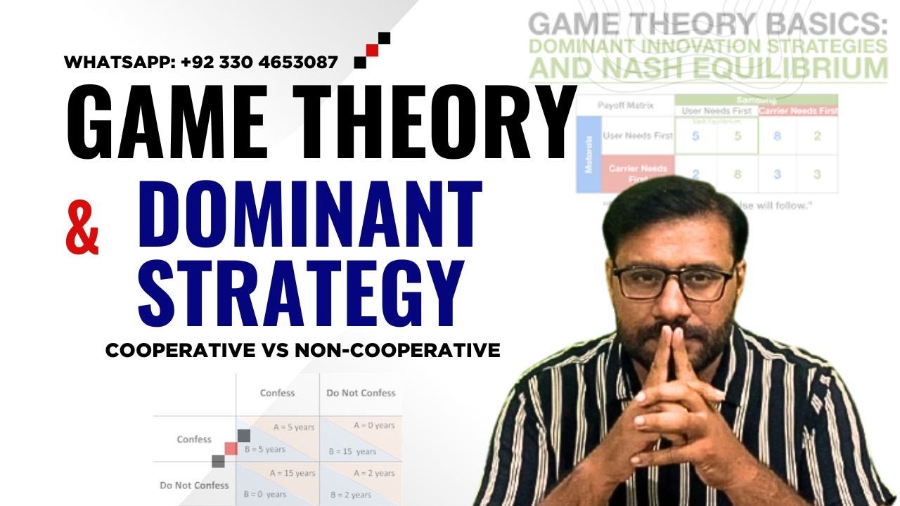 Game Theory & Dominant Strategy | Cooperative vs Non-Cooperative Games