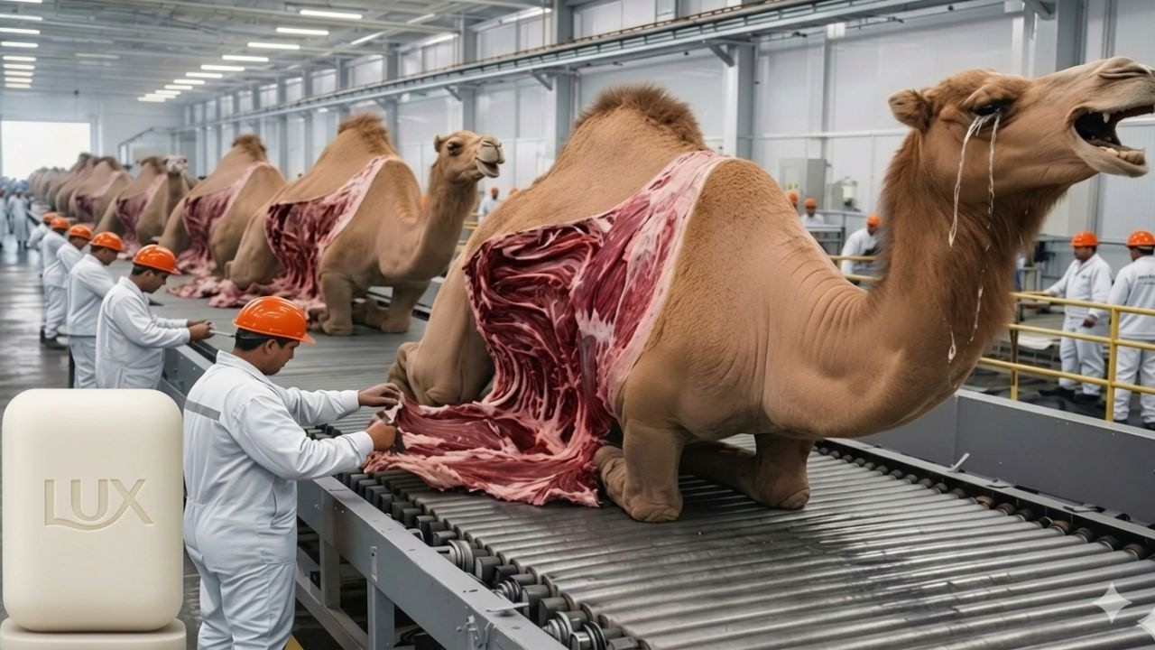 Inside the Camel Factory: The Complete Process of Crafting Soap from Camel Bones