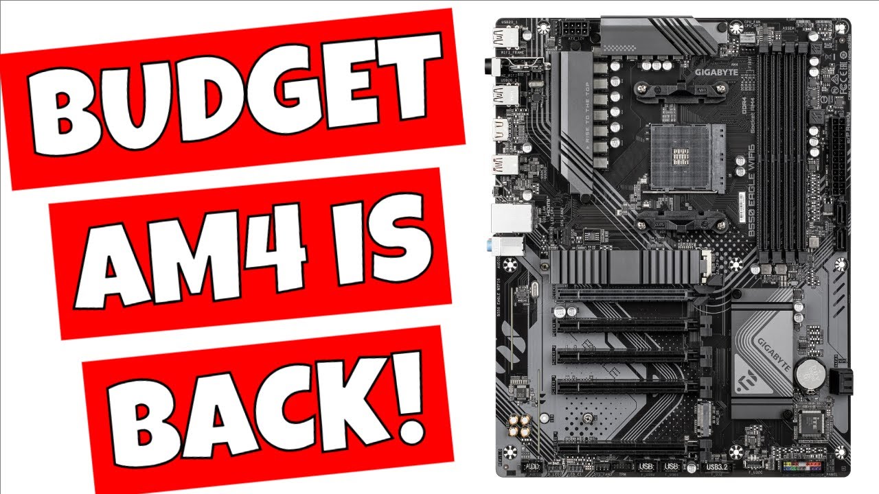 Распаковка материнской платы Gigabyte B550 Eagle Wifi6. Отлично подходит для бюджетной сборки на ...