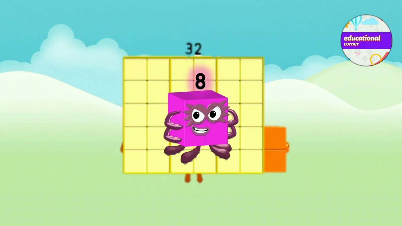 unlocks! mathblocks skip counting by 8 | learn to count@educationalcorner110