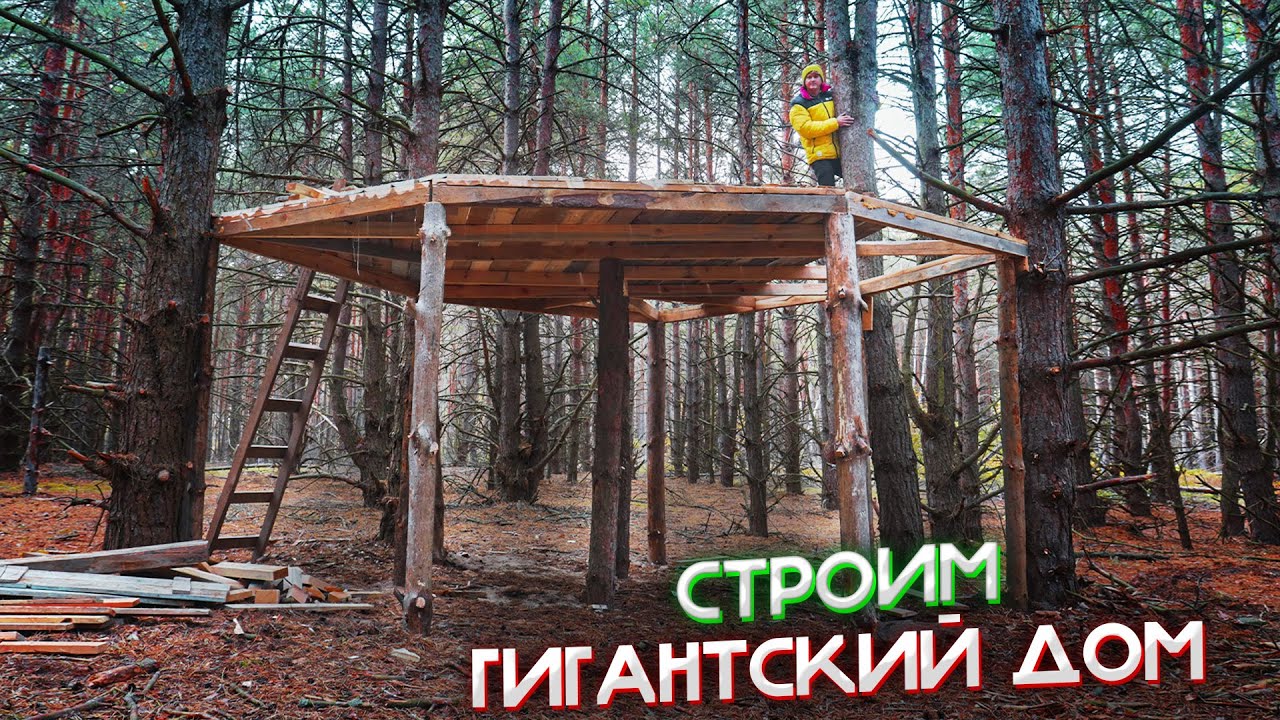 ГИГАНТСКИЙ ДОМ НА ДЕРЕВЕ 1 ч - ДОМ В ЛЕСУ