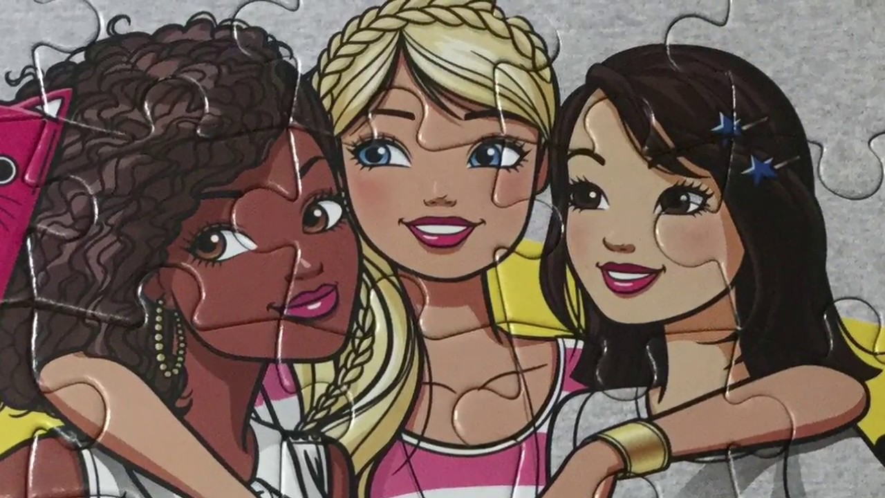 Puzzle Games Barbie & Friends Selfie Play Rompecabezas De Barbie Play Set De Kids Toys