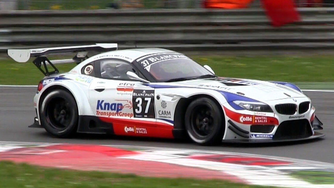 BMW Z4 GT3 Amazing V8 SOUND