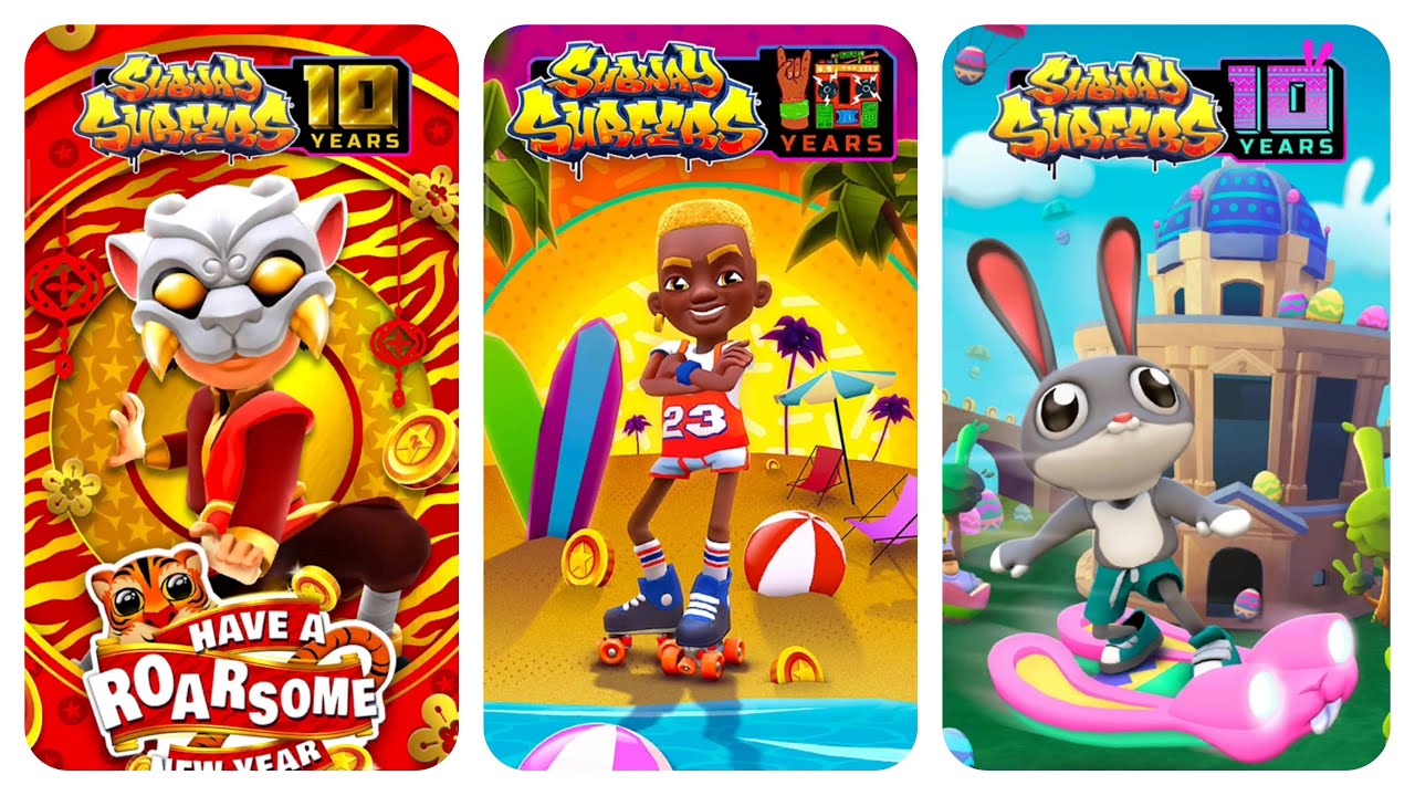 Subway Surfers Venice Beach vs Lunar New Year vs Oxford 2022