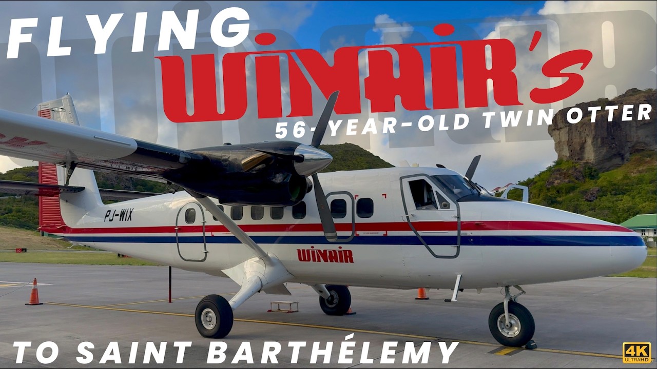 [4K] – Full Flight – Winair – De Havilland Canada DHC-6-300 – SXM-SBH – PJ-WIX – WM647 – IFS 979