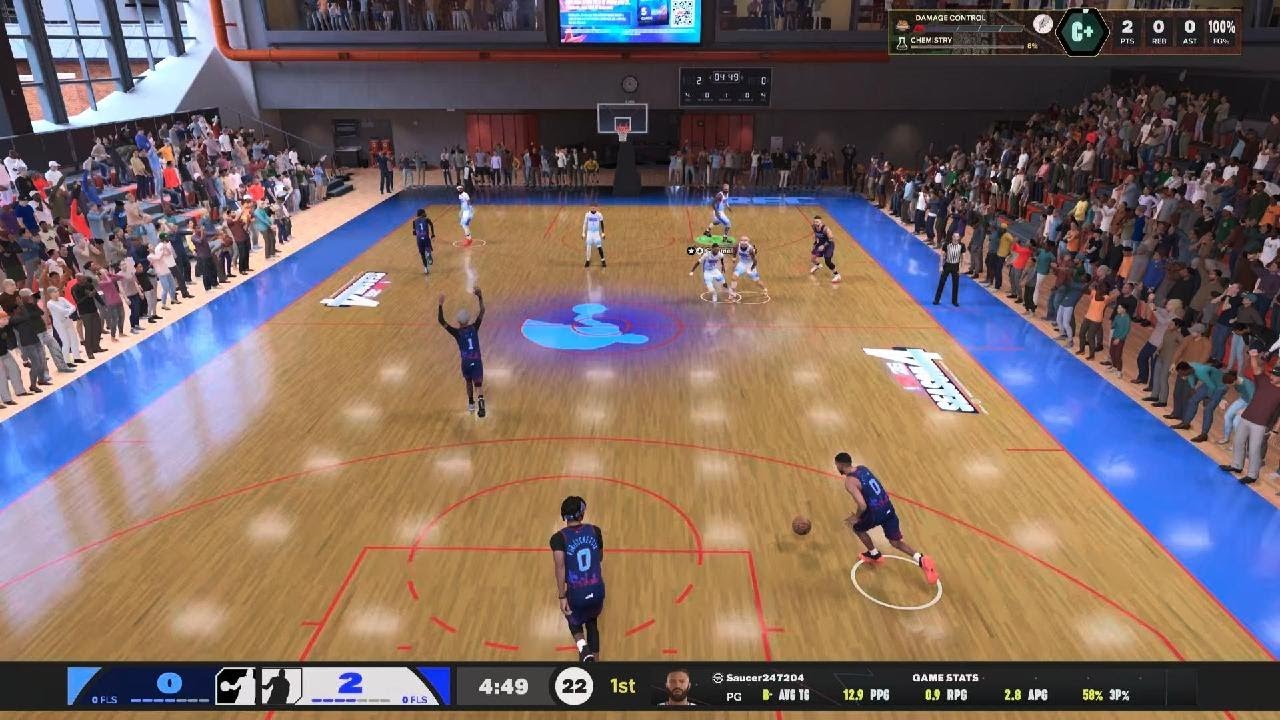 NBA 2K26 S4 REC, Triple Double 23pts,20rbs,10ast.