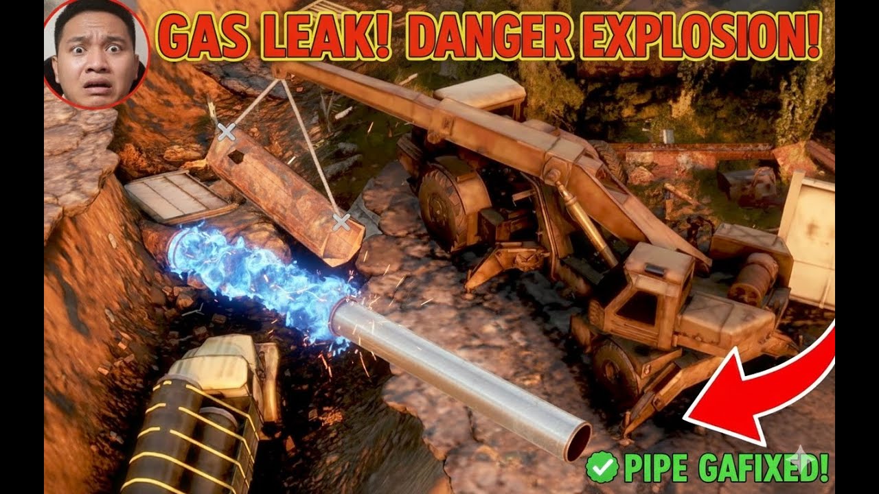 Dreams Until They Explode! How to Fix a Gas Pipe Leak - RoadCraft