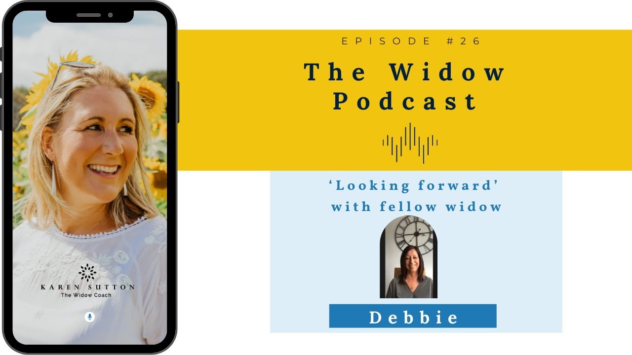 Looking forward with fellow widow Debbie