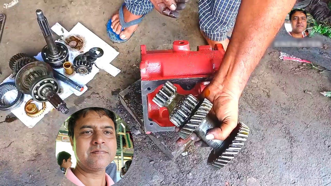 Jeep 4 gear repairing