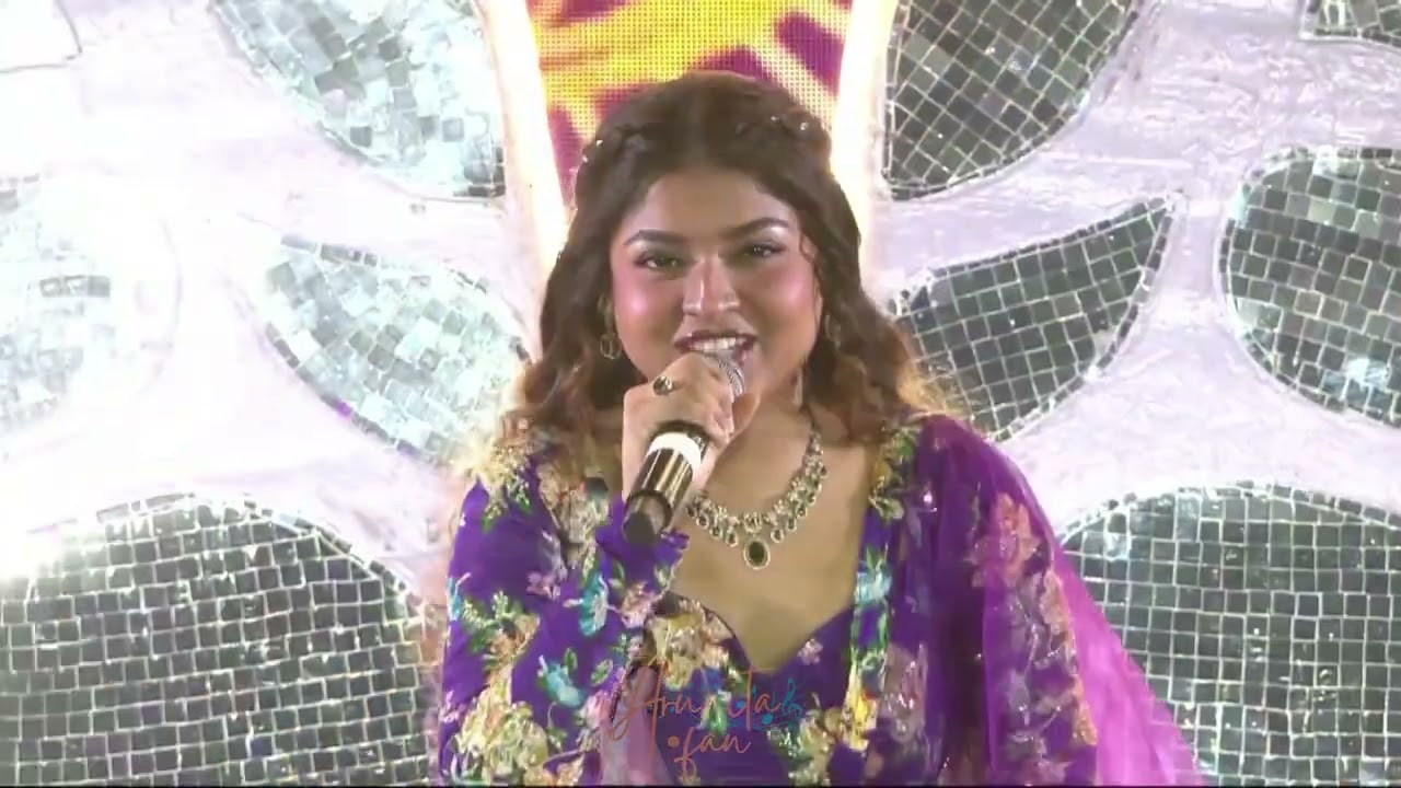 ​ Arunita Kanjilal performed at the Opening Ceremony of Khelo India University Games Rajasthan 2025.